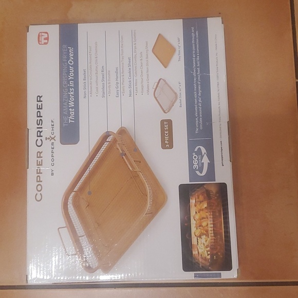 NWT Copper Crisper 2 Piece Set by Copper Chef - Picture 2 of 4